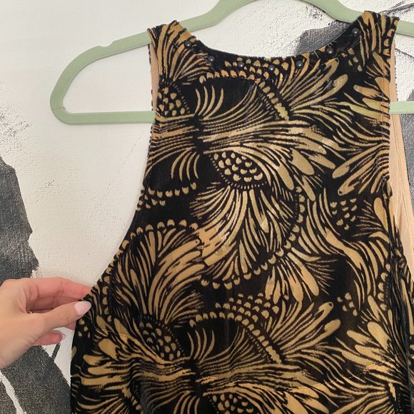 Free People | Ellie Mini Dress | Velvet Burnout | Small - Picture 9 of 12